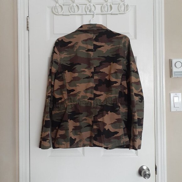Madewell Women's Size XL Camo Dispatch Canvas Military Jacket - Picture 3 of 14